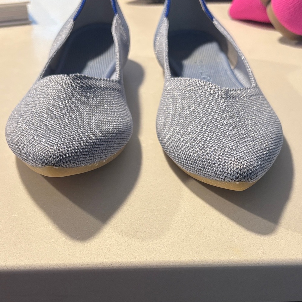 Rothy's Women's Light Blue Pointed Flats - Picture 2 of 7